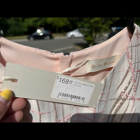 Blink Blank Illusion Lattice Dress XS — new w tags — $75 - Picture 3 of 3